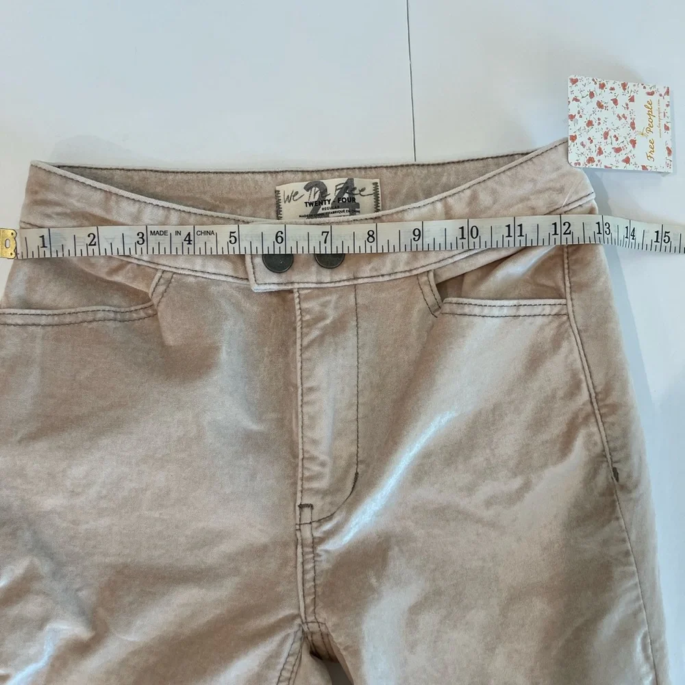 We the Free Velvet champagne Pants size 24